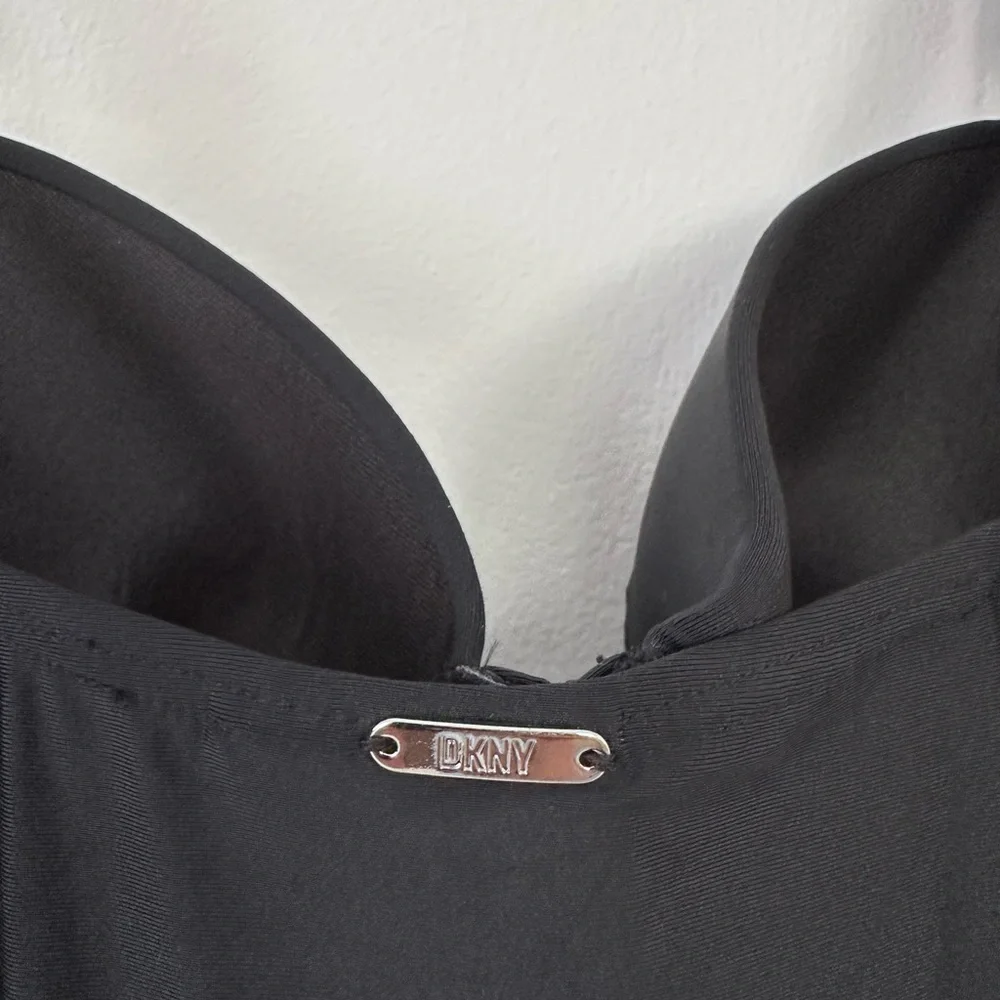 NWOT DKNY Colorblocked Tummy Control Underwire One-Piece Swimsuit  Size 12 - Picture 7 of 10